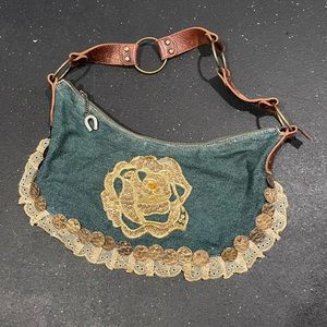 Betsey Johnson denim mini purse